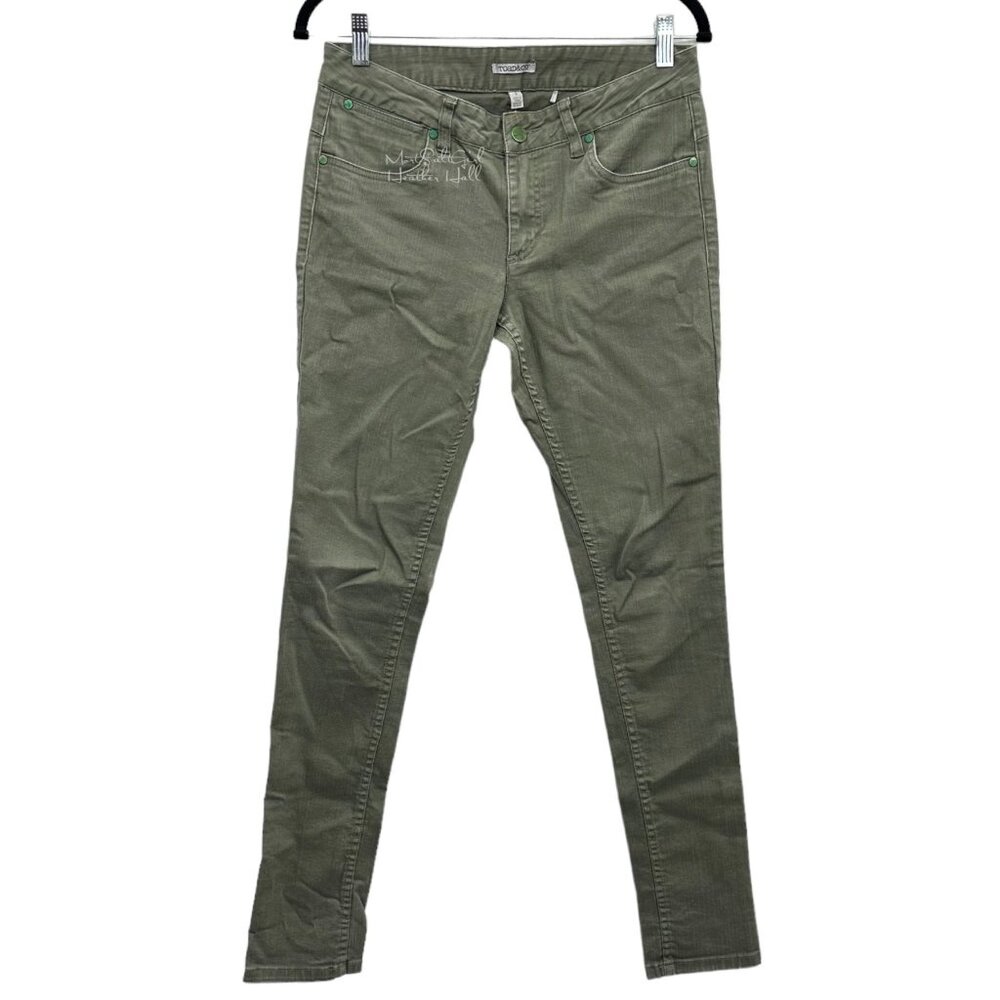 Toad & Co. Sisko Slim Organic Cotton Light Olive Pants 6